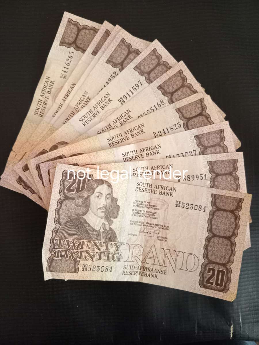 10 GPC de Kock Twenty rand Banknotes