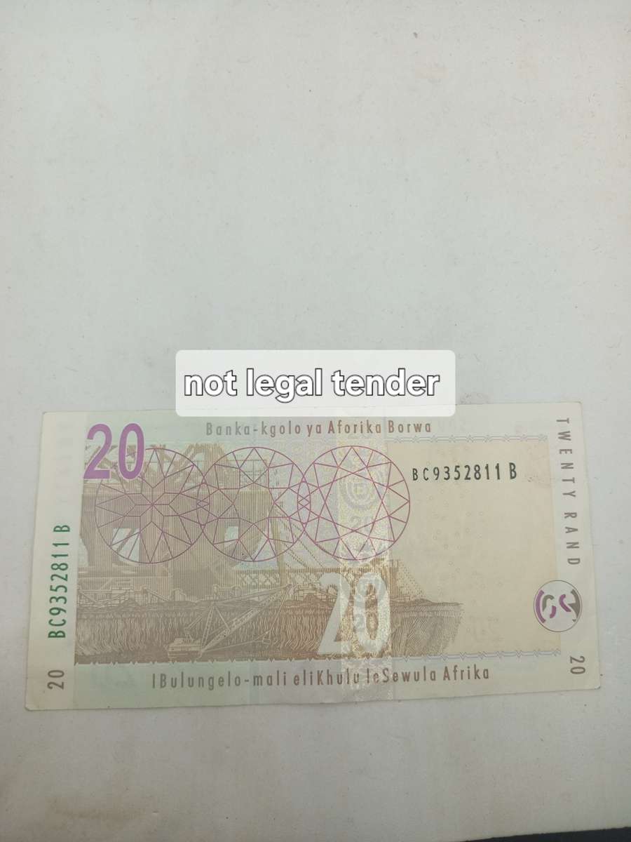 Gill Marcus 1 st issue Twenty Rand  Banknote. (BC)