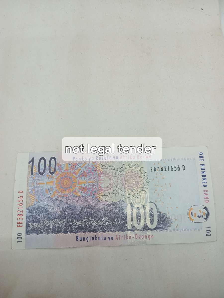 Gill Marcus 1 st issue Hundred Rand  Banknote. (EB)