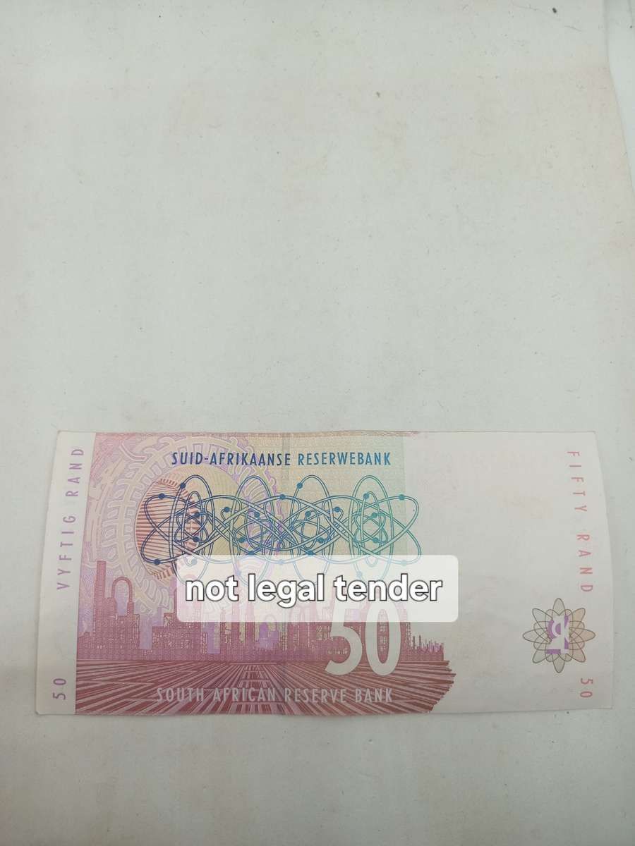 C Stals 2nd issue Fifty Rand  Banknote. (DM)