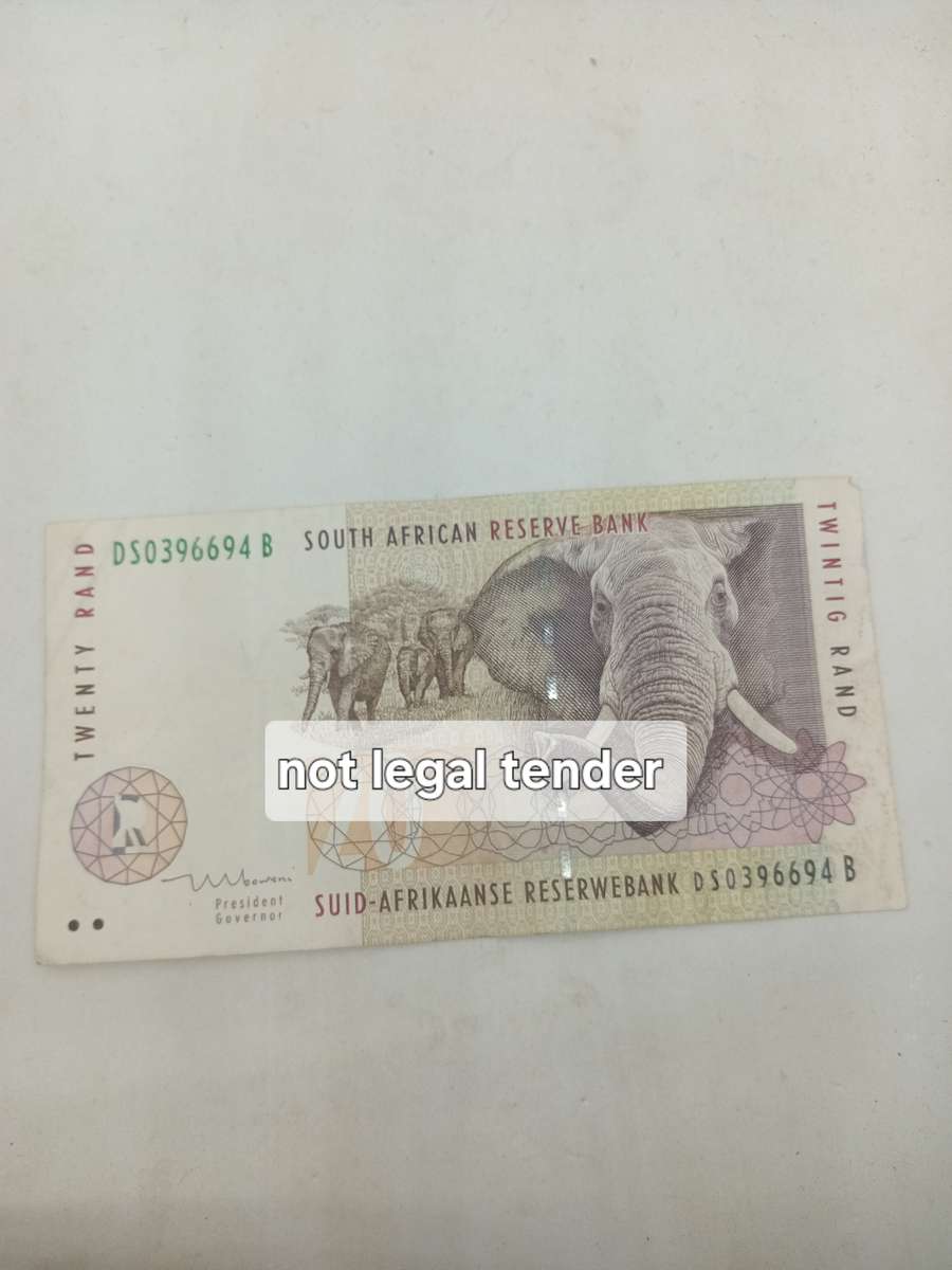 T Mboweni 1 st issue Twenty Rand  Banknote. (DS)