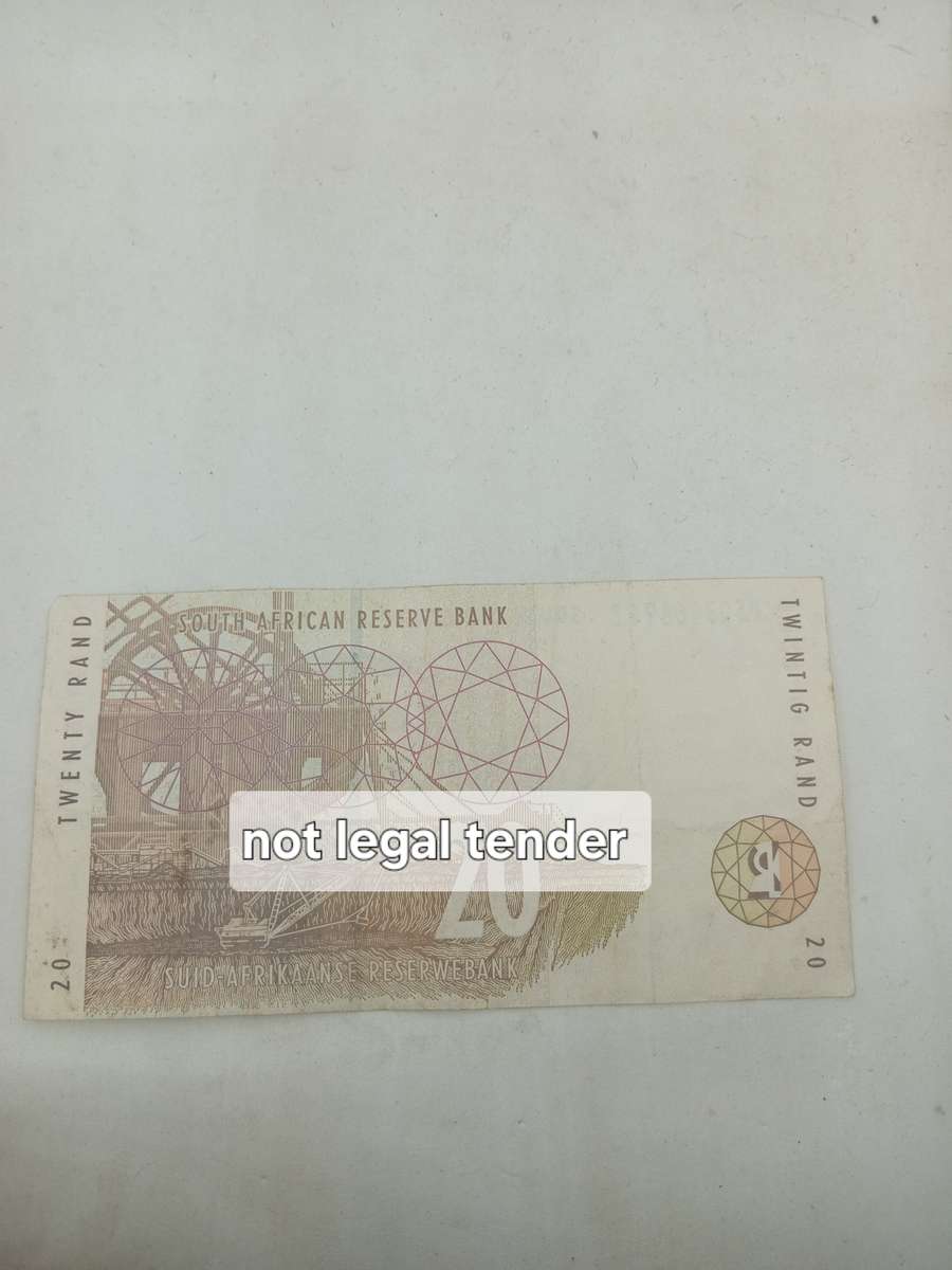 T Mboweni 1 st issue Twenty Rand  Banknote. (DS)