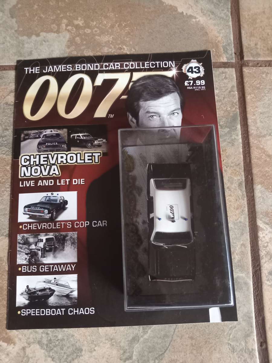 007 Chevrolet Nova - Live and Let Die - scale 1/43. Sealed. With Book