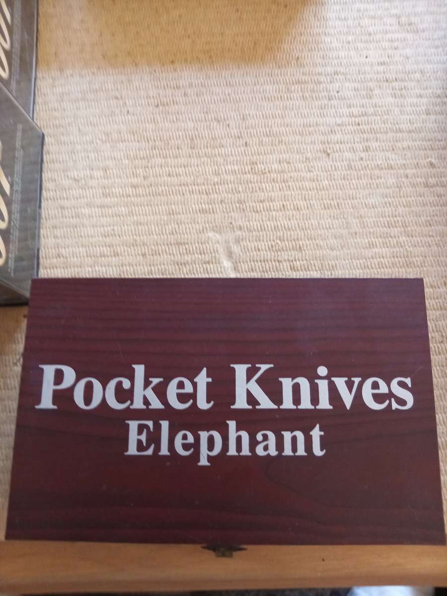 Big Five Pocket Knife The Elephant