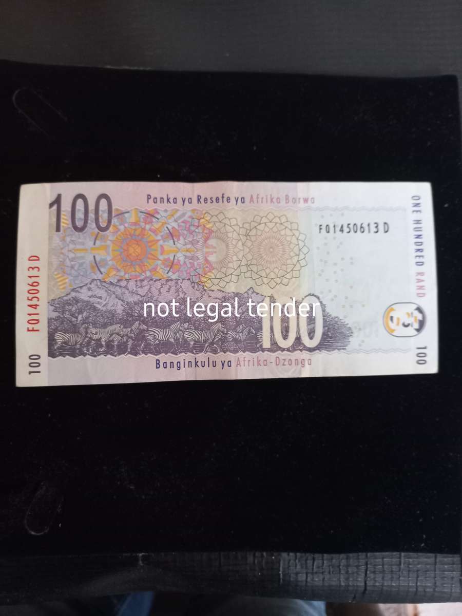 Tito Mboweni 2nd issue R100 Banknotes ( FB)