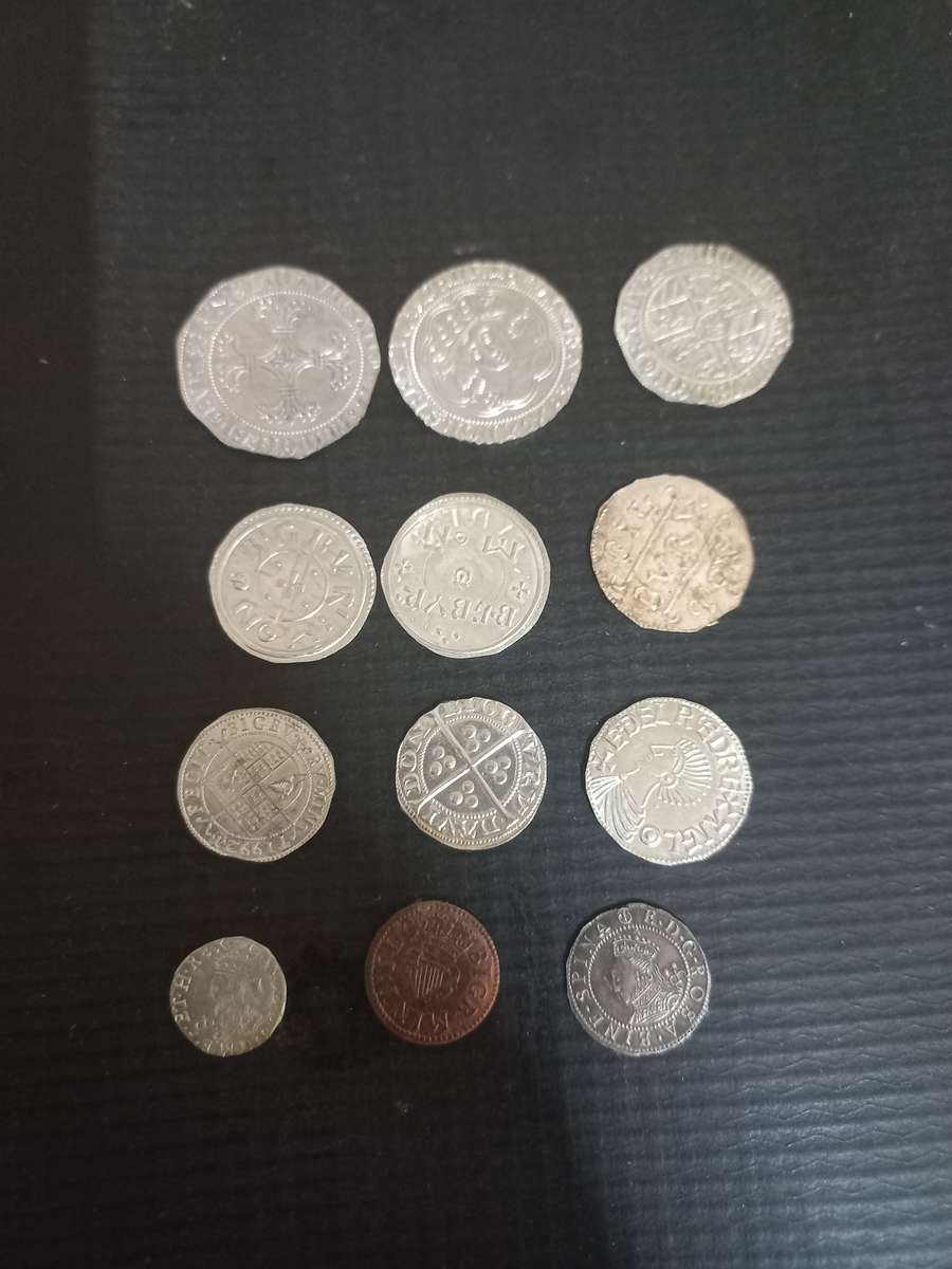 Contemporary British 1600's Coin Lot