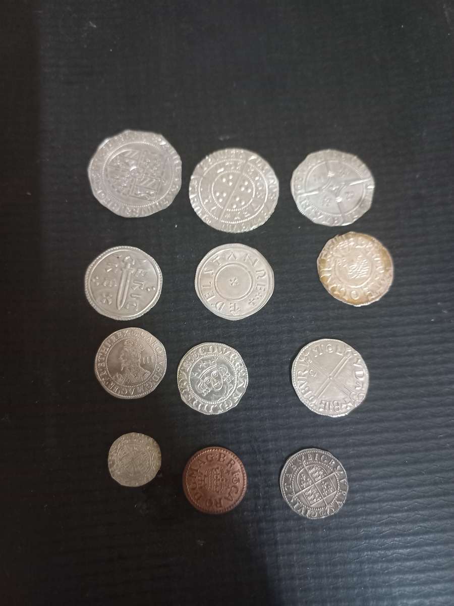 Contemporary British 1600's Coin Lot