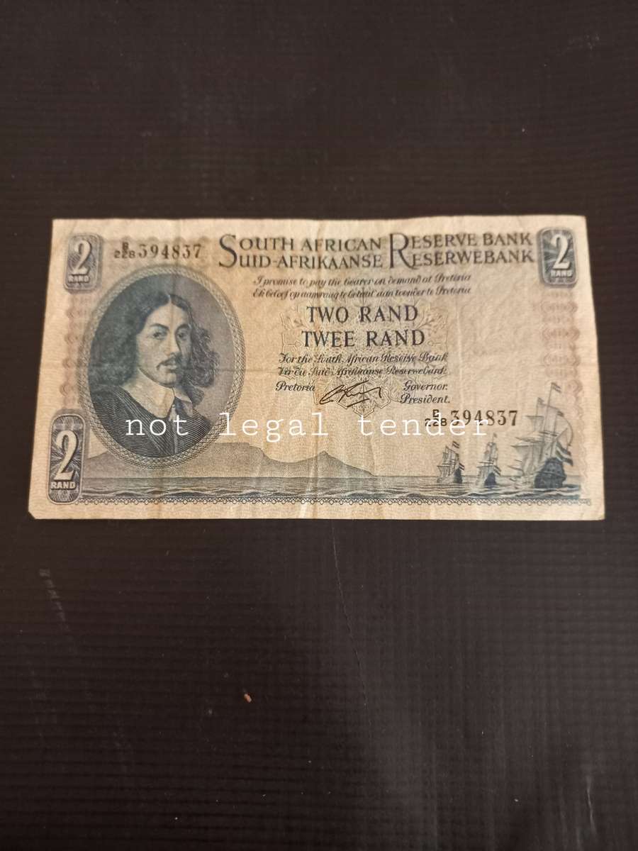 G Rissik Two Rand Banknote