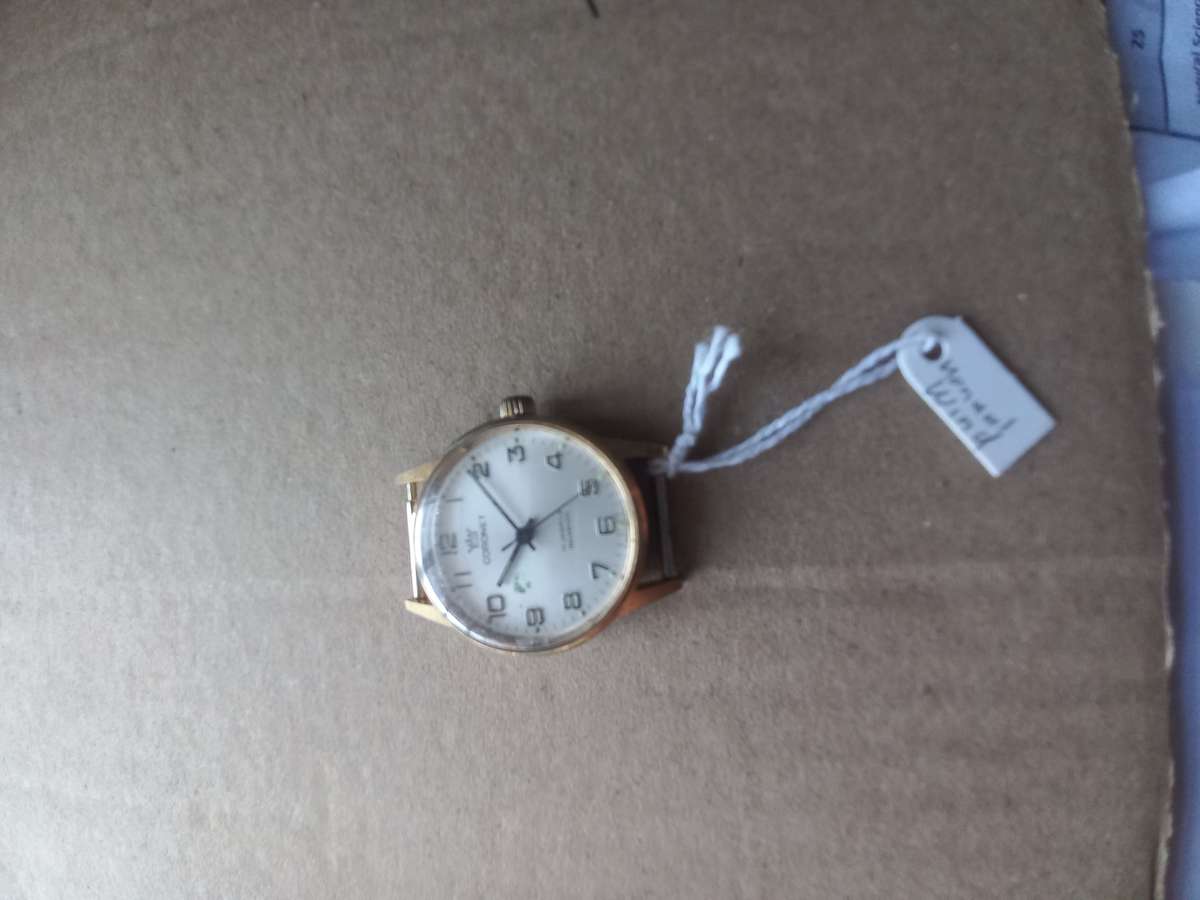 Coronet 7524 men's wrist watch 3cm. Works