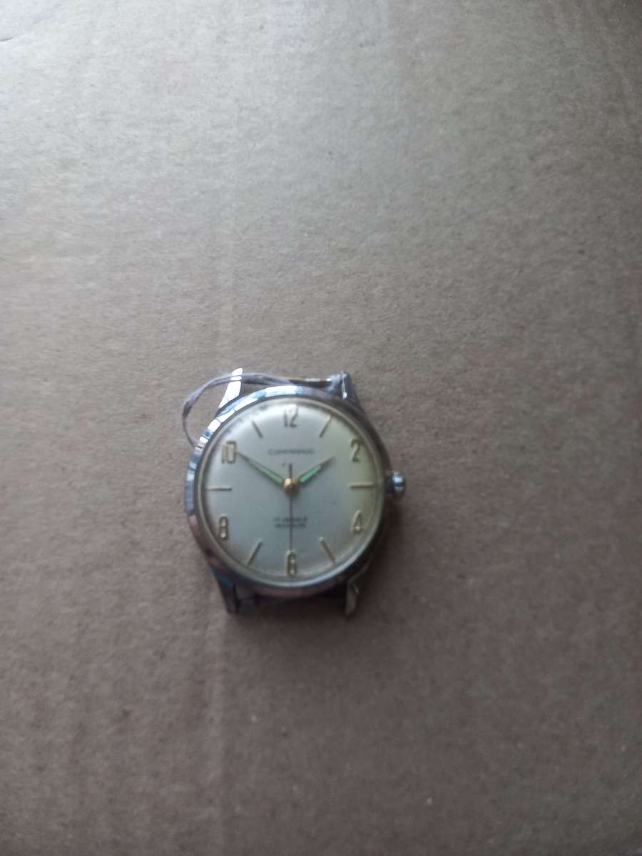 Commando men's wrist watch 3.5cm. Works