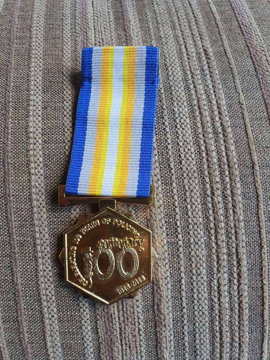 SAP 100 Years of Policing  Medal Full Size