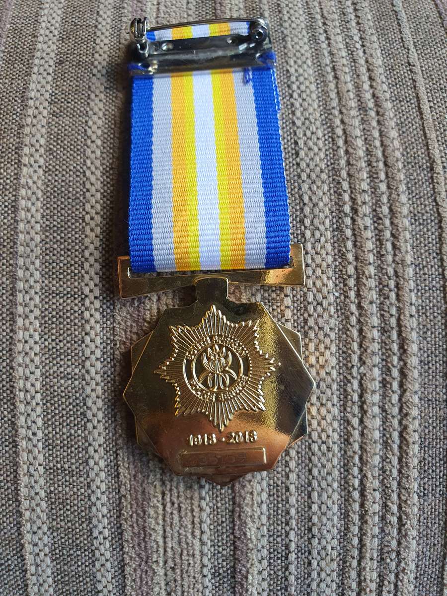 SAP 100 Years of Policing  Medal Full Size