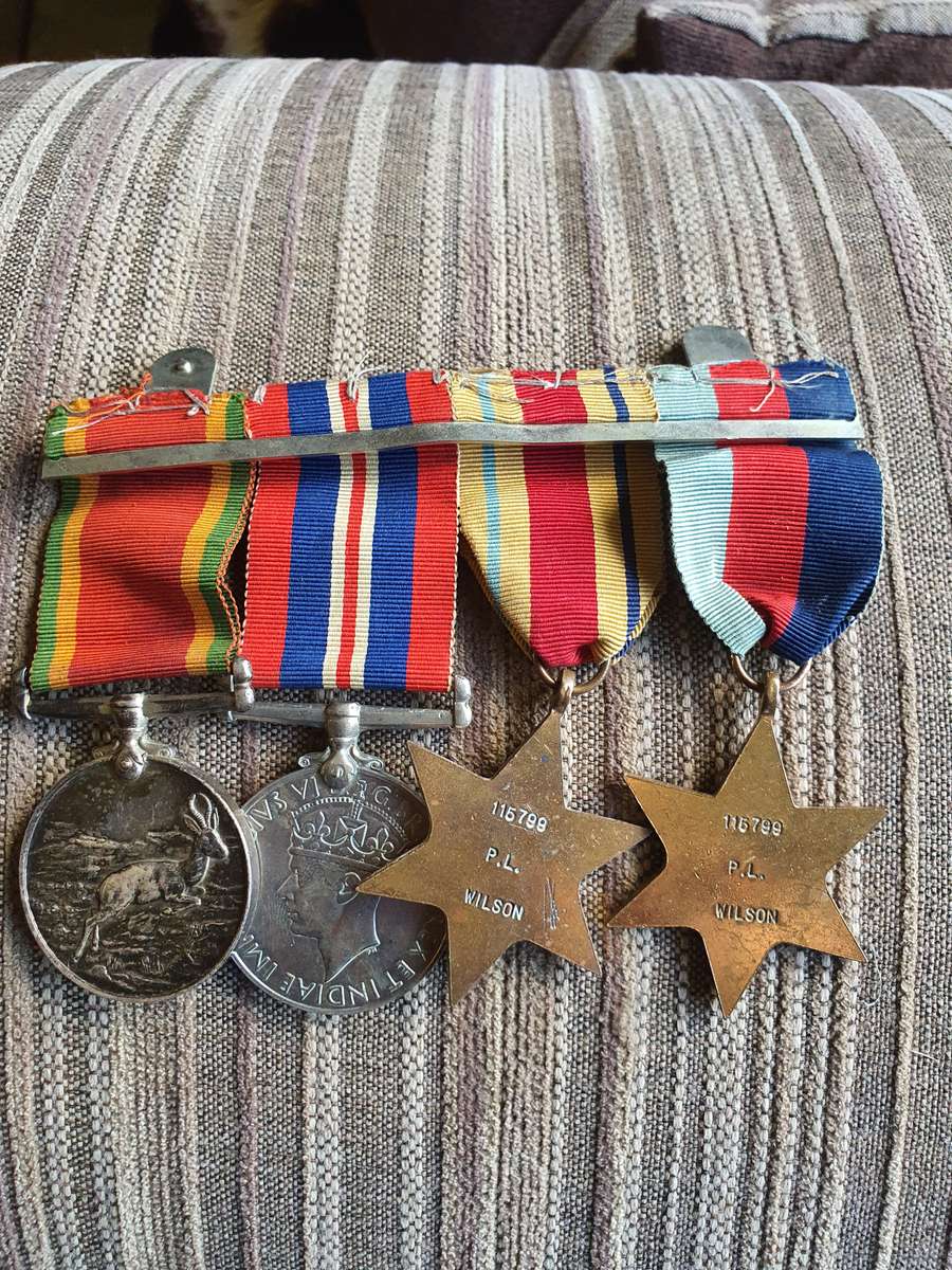 SADF 4 Group Medals to PL Wilson Full Size