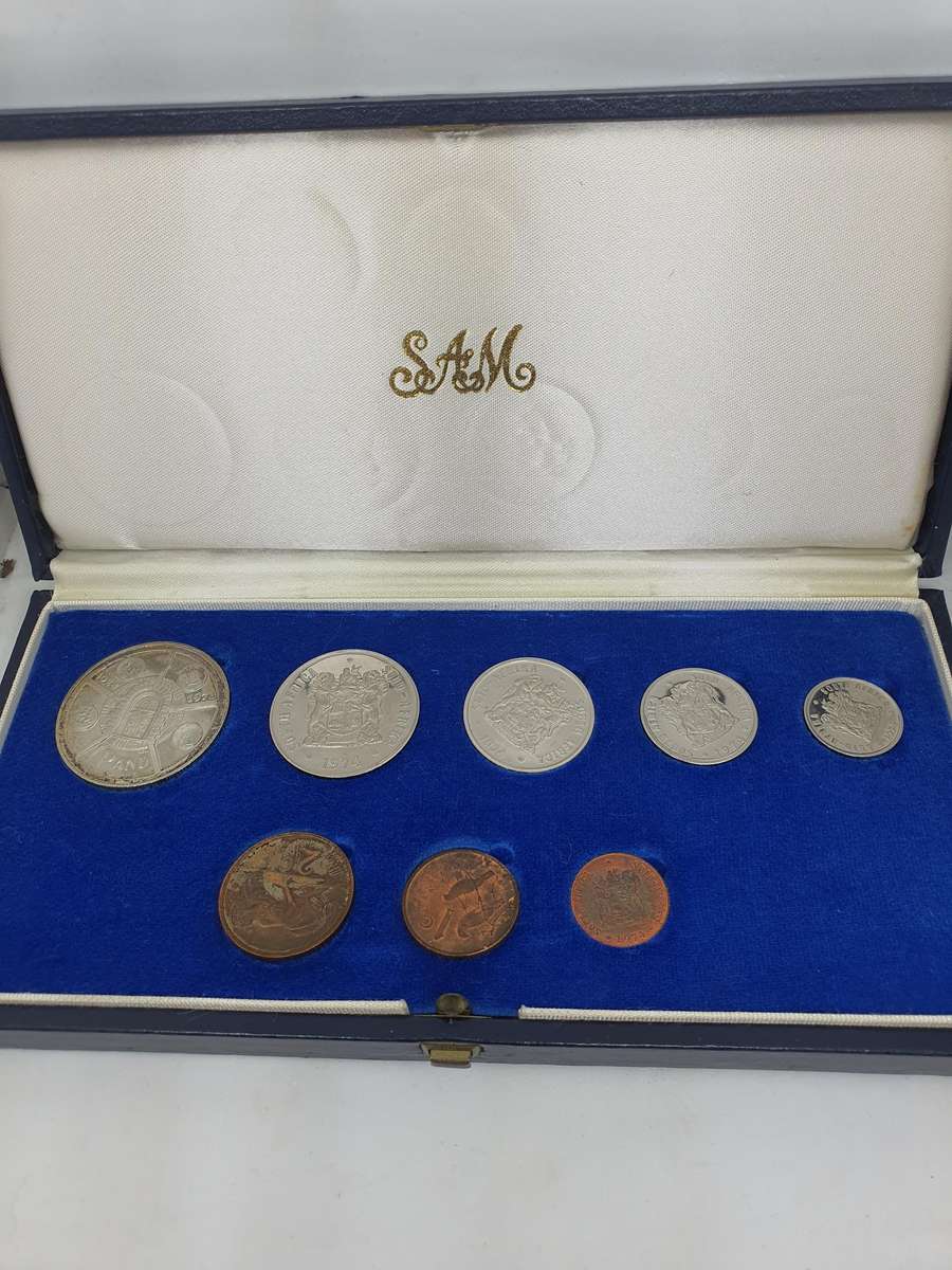 1974 South African Proof set Mintage 4000