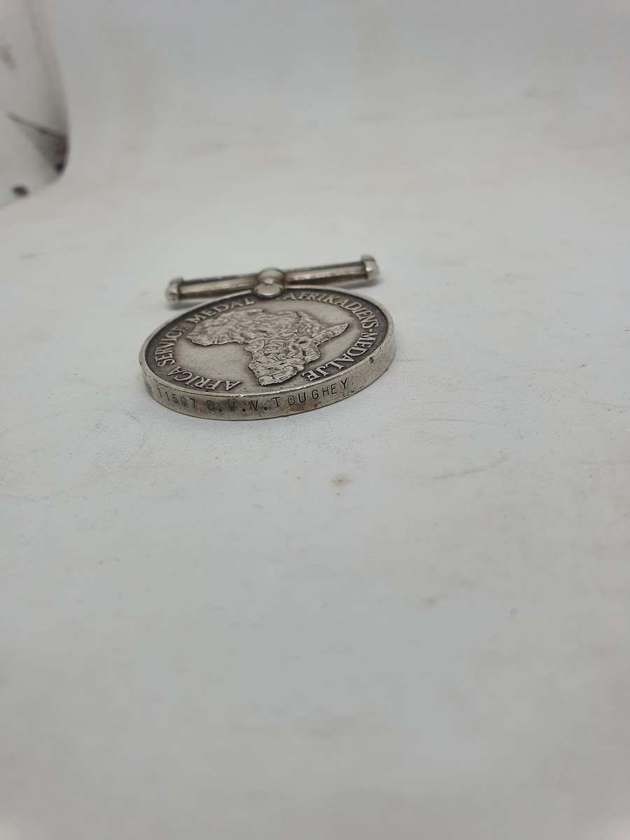 WW 2 African Service Medals to DWV Toughey