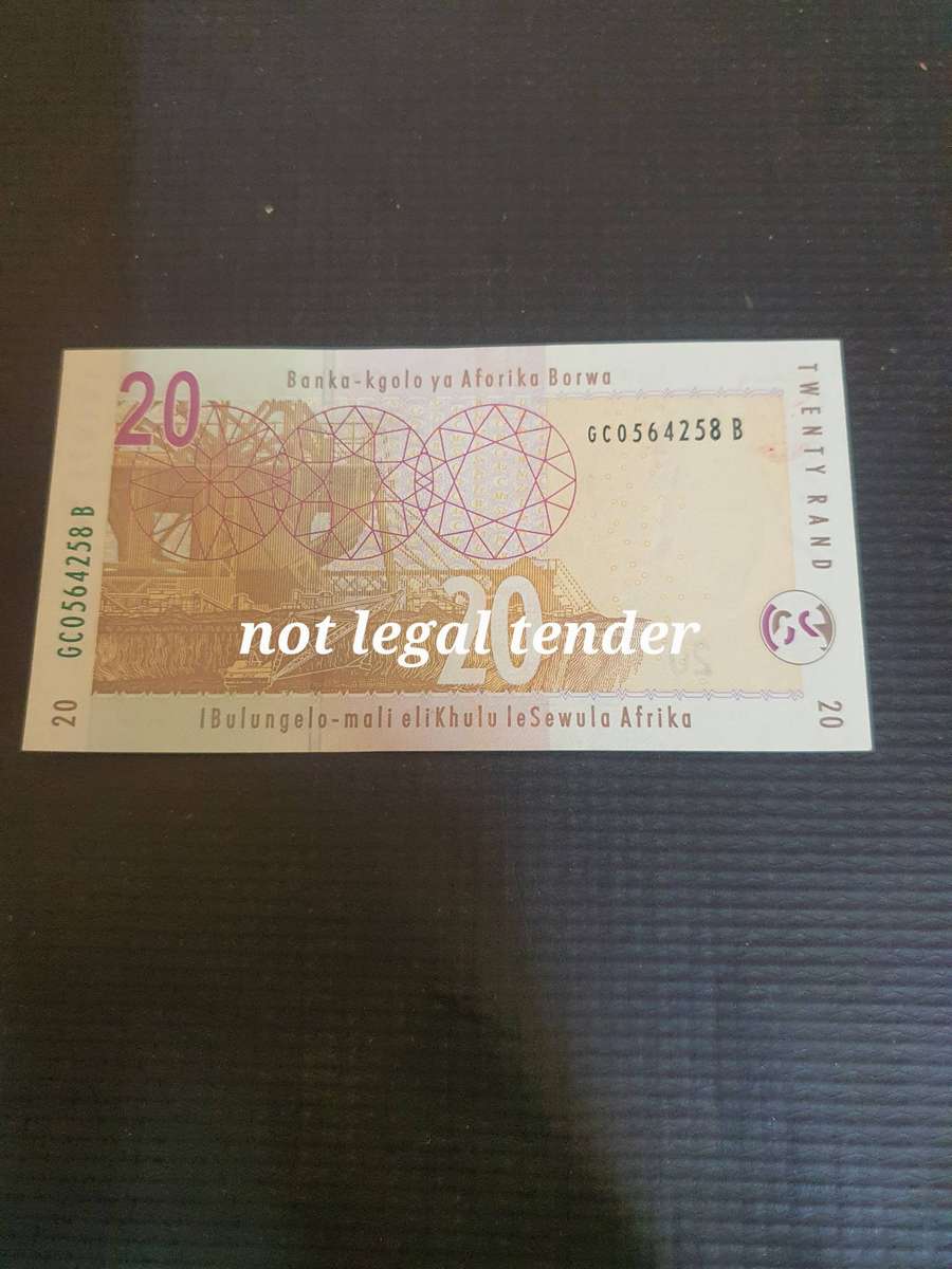 UNC TT Mboweni 2nd Issue Eng/Afr Twenty Rand banknote  (GC)