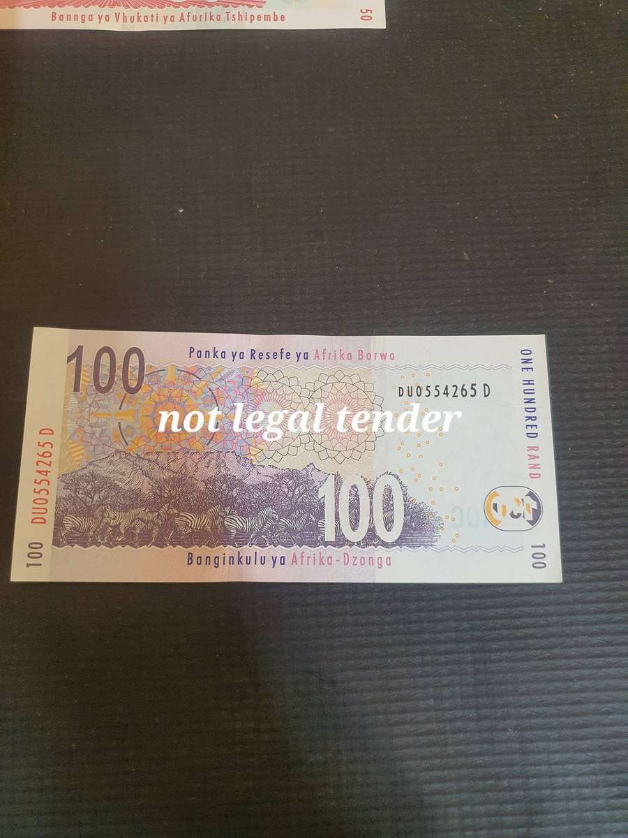 UNC TT Mboweni 2nd Issue Eng/Afr Hundred Rand banknote  (DU)