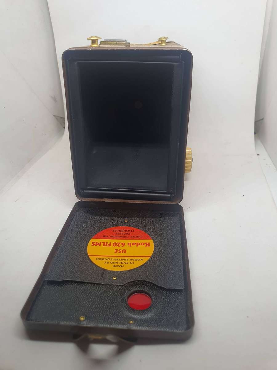Kodak Brownie Flash IV Box camera. Works
