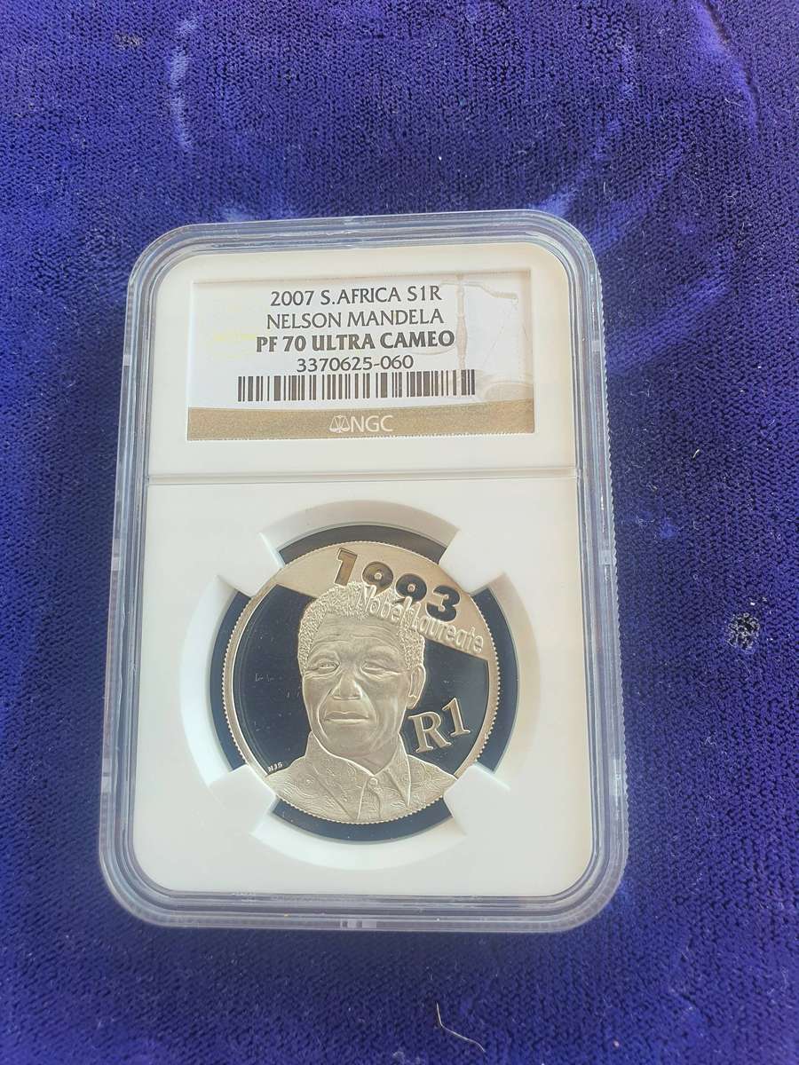 2007 South African Nelson Mandela PF70 UC