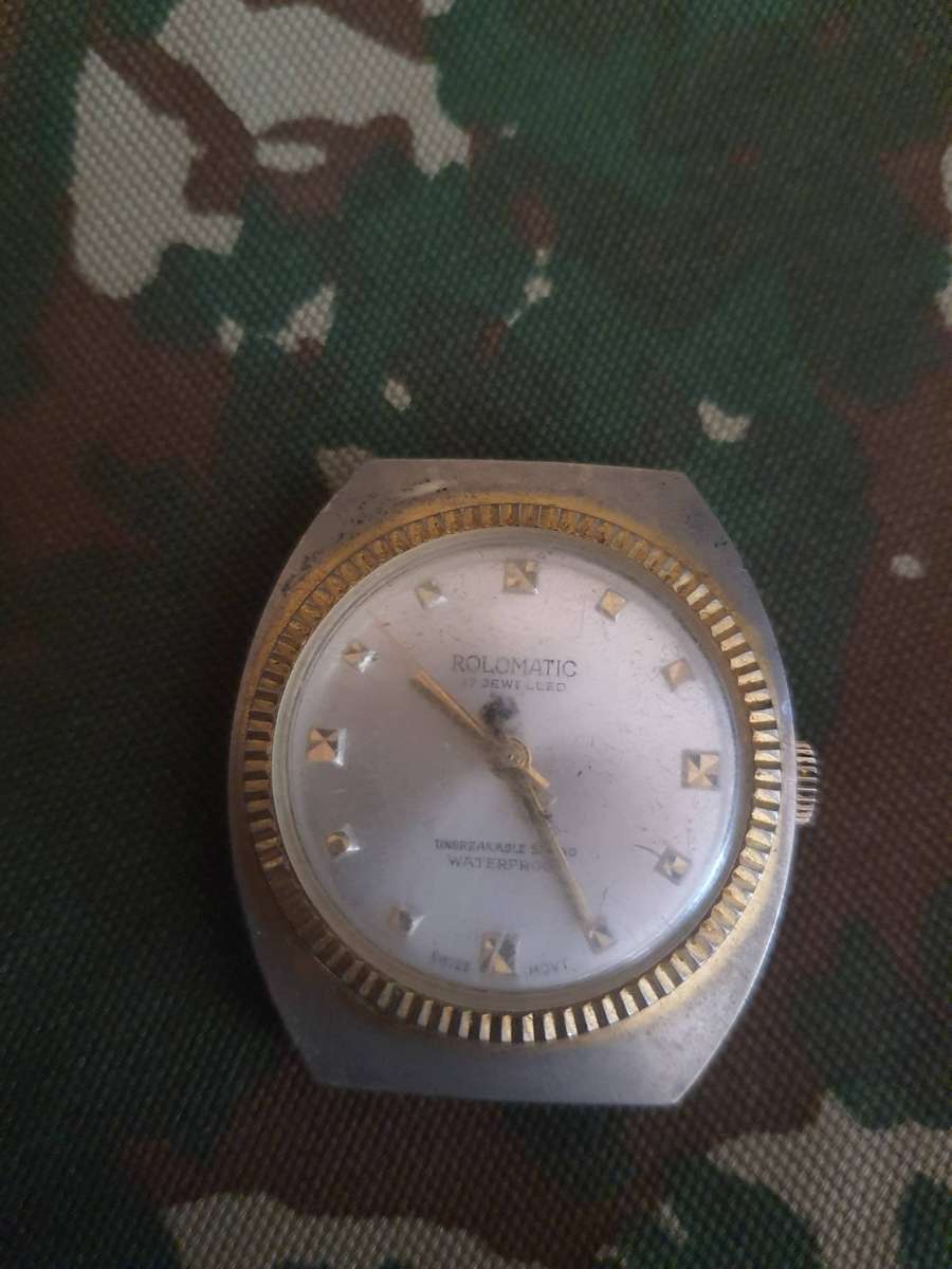 Rolomatic Men's Manual Winding Wrist Watch. For restoration or Spares