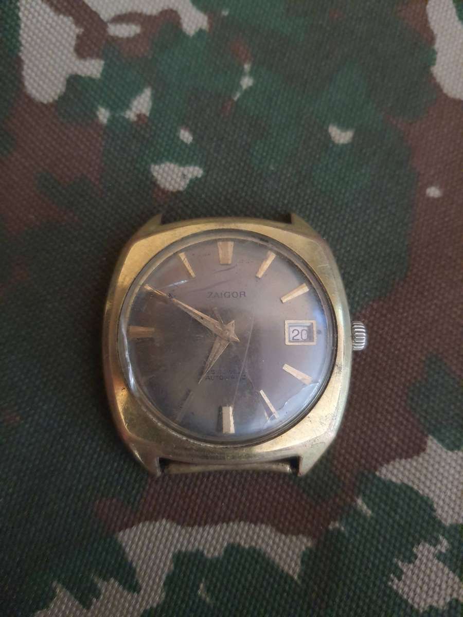 Zaigor Men's Automatic Wrist Watch. For restoration or Spares Works