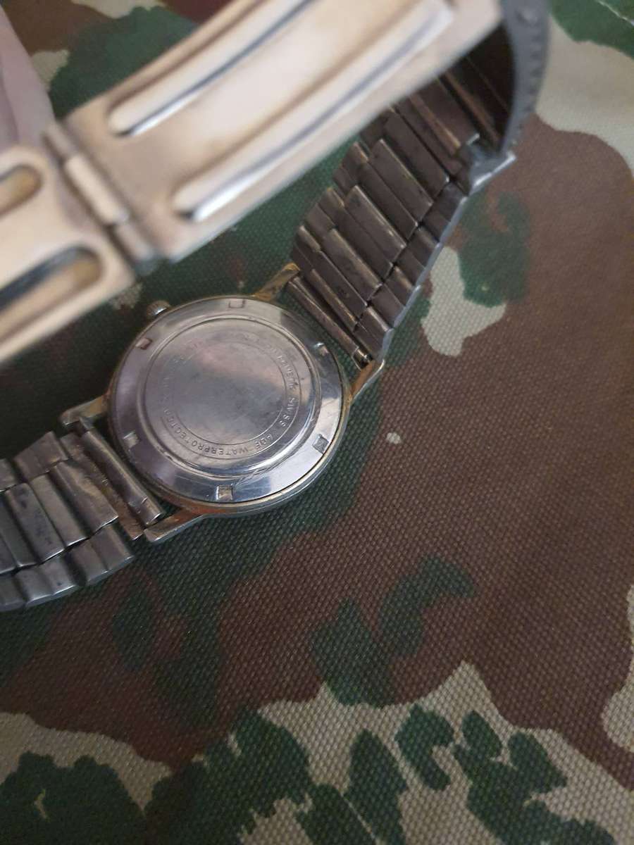 Nelson Men's winding Wrist Watch. Works