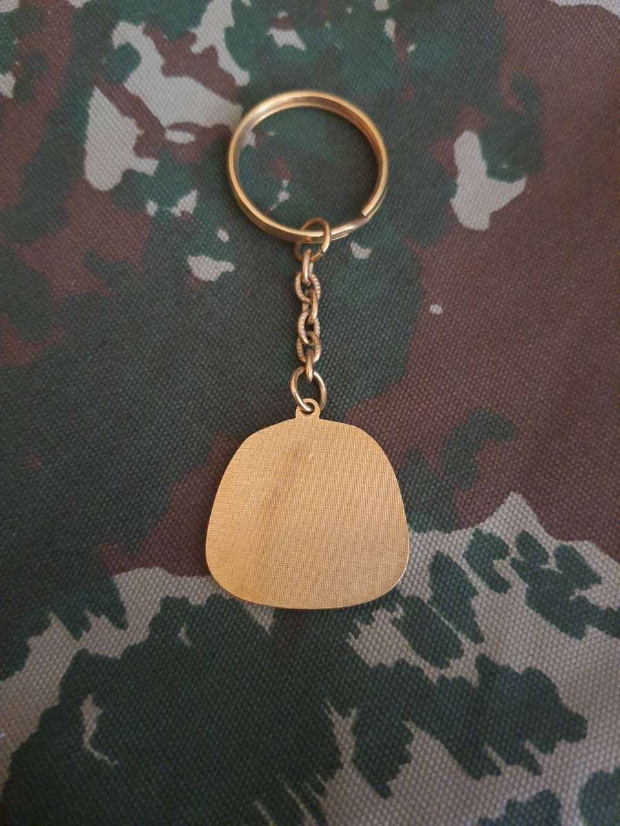 SADF 4th Field Regiment Artillery Key Fob 3 cm diameter