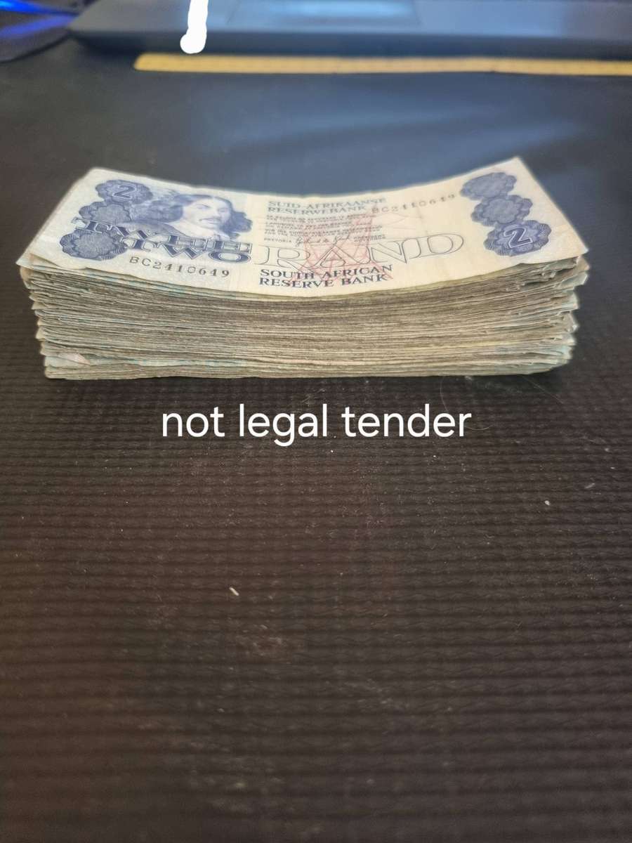 85 GPC de Kock two rand notes. Buy now per note.