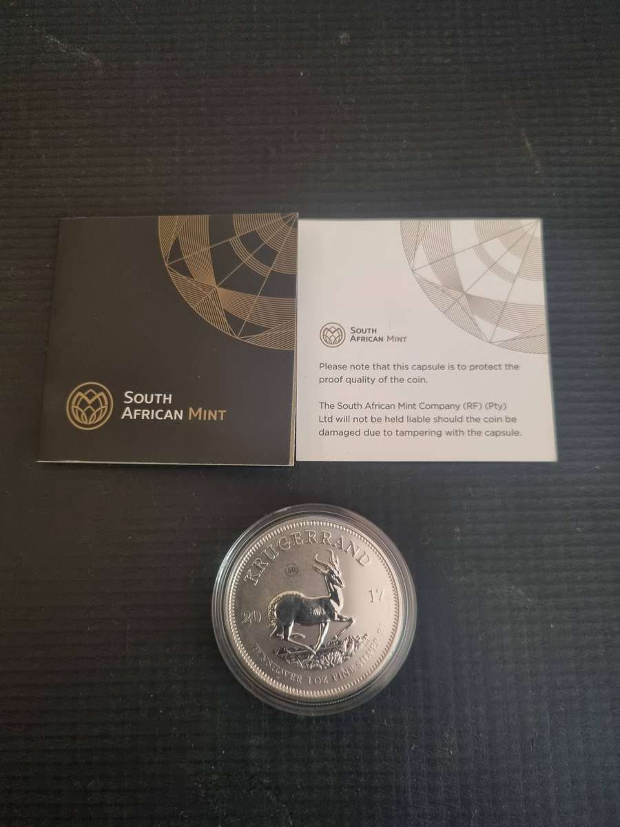 2017 Premium Uncircilated fine Silver Krugerrand.