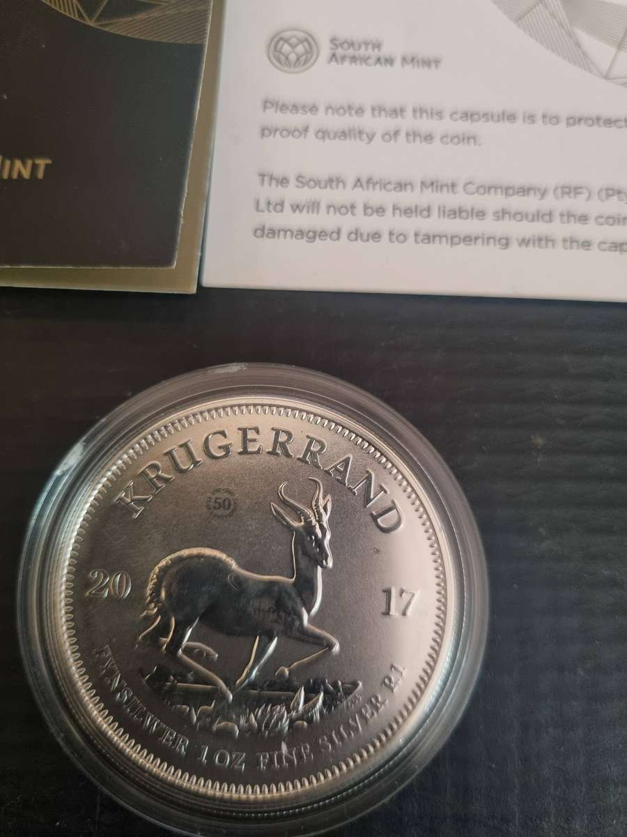 2017 Premium Uncircilated fine Silver Krugerrand.