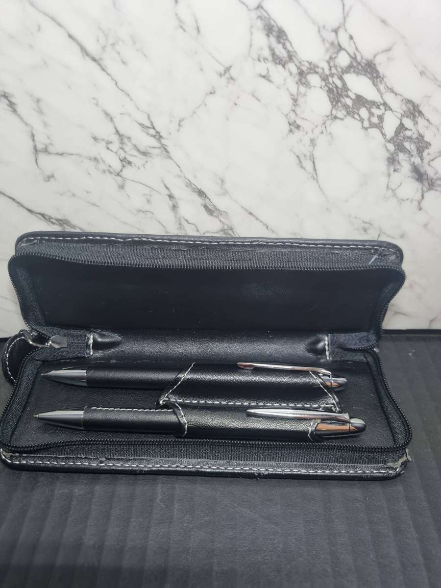 Hand Stitched  Pen and Pencil set. Looks Expensive