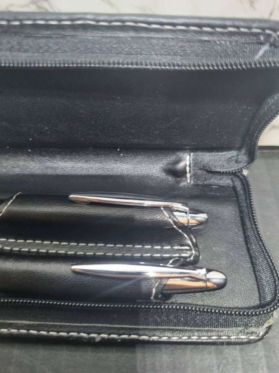 Hand Stitched  Pen and Pencil set. Looks Expensive