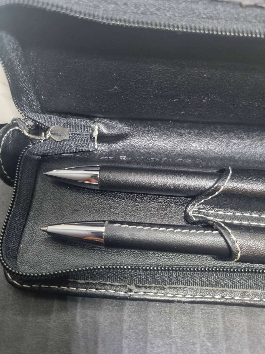 Hand Stitched  Pen and Pencil set. Looks Expensive