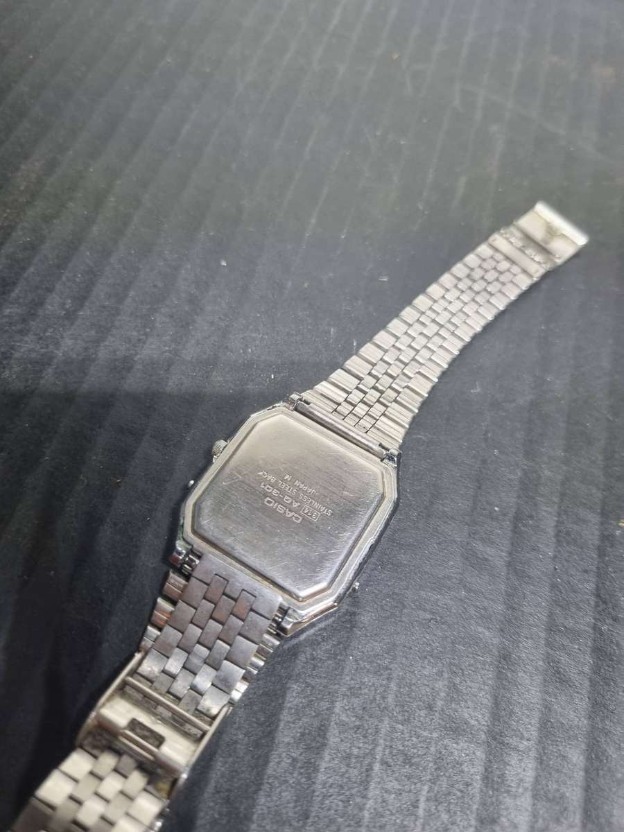Casio Quartz Men's Wrist Watch. Untested so take as Spares or Restoration 325
