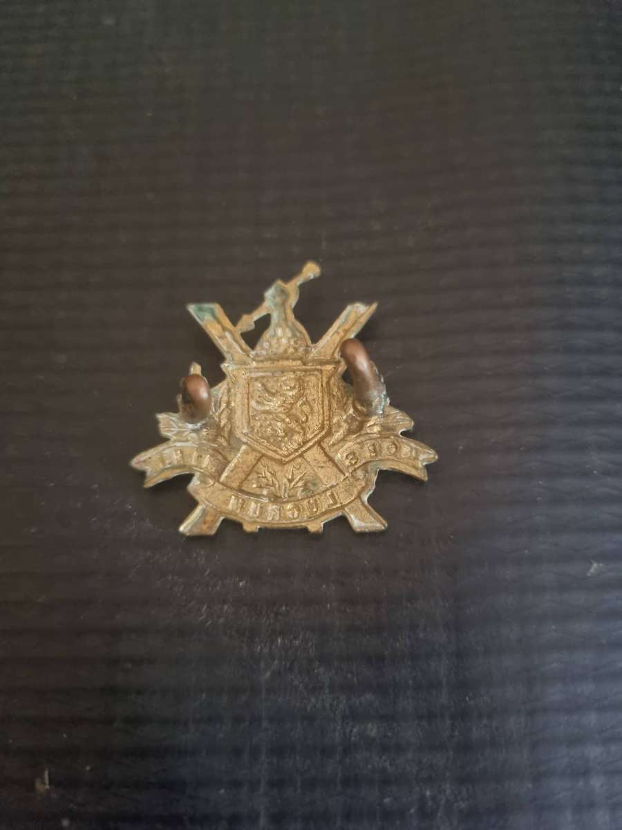 SADF SA Scottish Brass Collar Badge