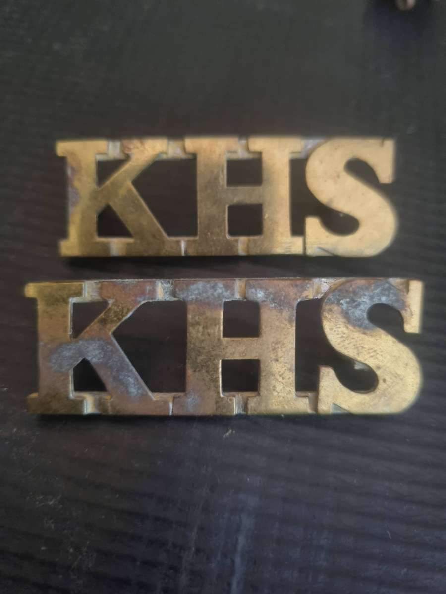SADF Pre WW1 Suspected Kimberley High School Cadet Shoulder Titles