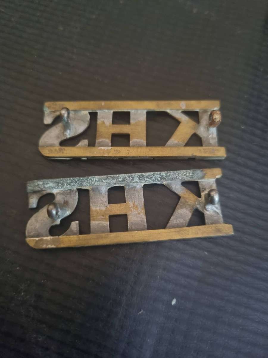 SADF Pre WW1 Suspected Kimberley High School Cadet Shoulder Titles