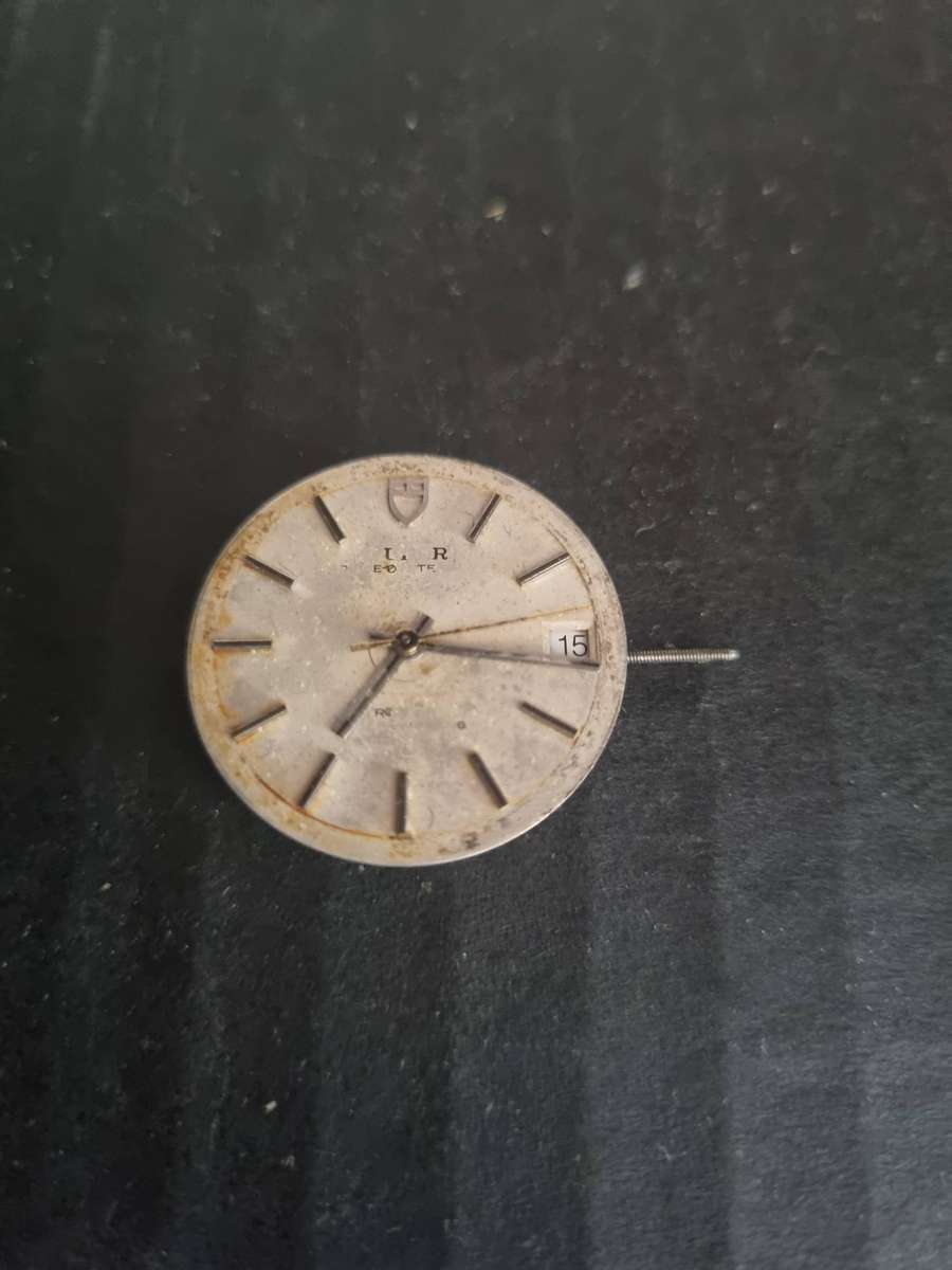 Original Rolex Casing and back plate.  With Tudor watch bezel. Money back guarantee. No Movement.