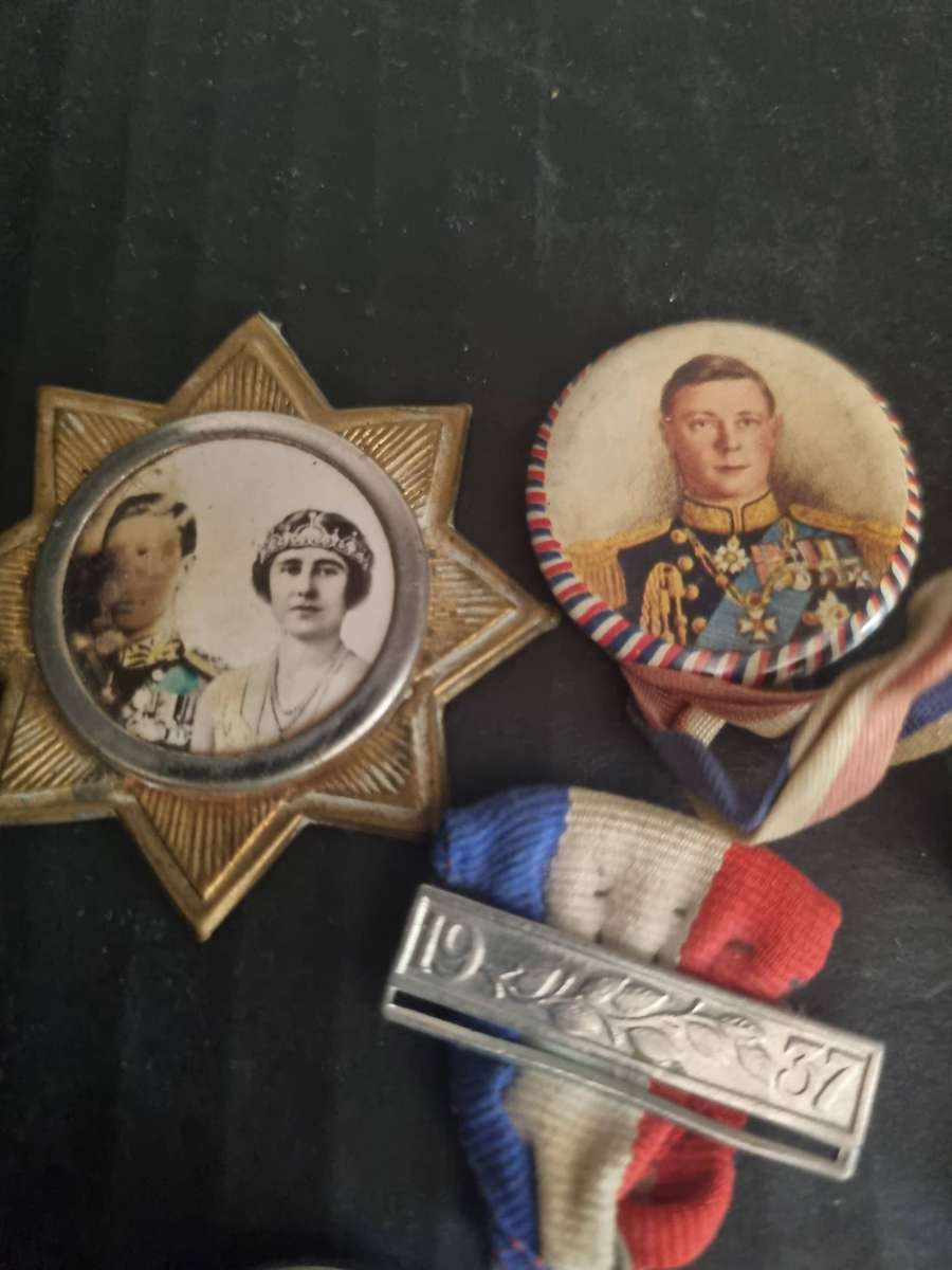 KIng George and Queen Elizabeth Wedding Medallions. Two are ones