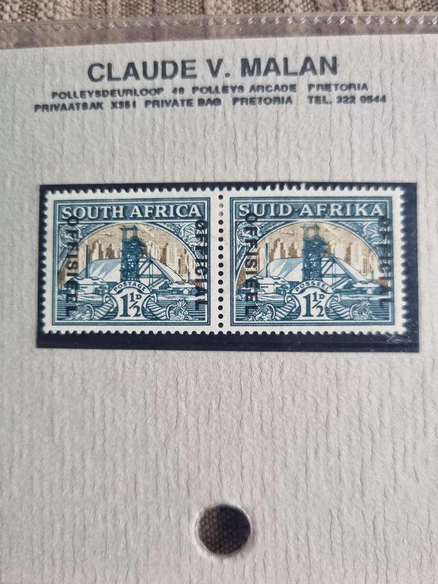 1936 Union 1.15D Official Overprint SACC 57 Mint Unhinged (Z2)