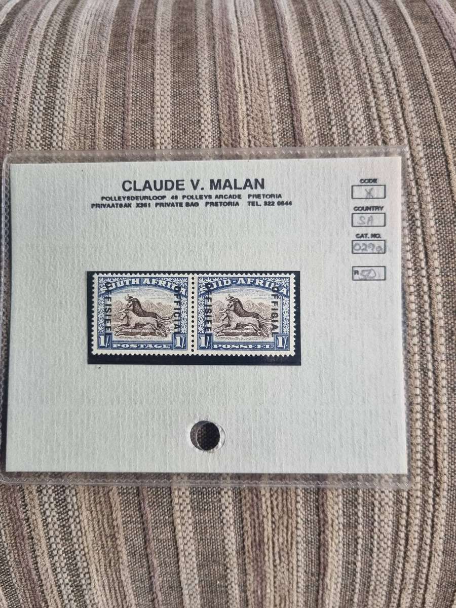 1913 Union 1/- Official Overprint SACC 36 Mint Unhinged (Z3)