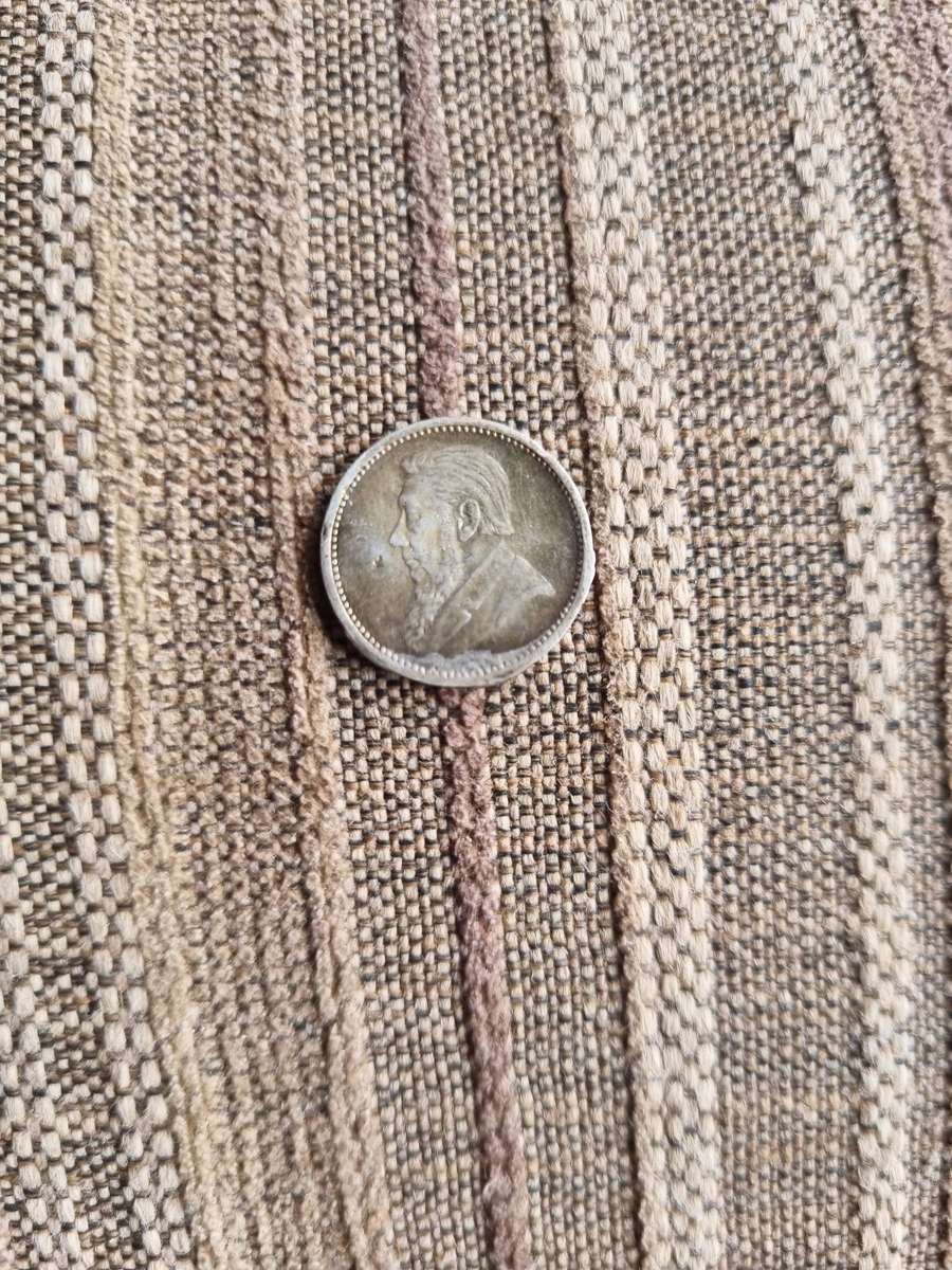 ZAR 1895 3D Tickey  Mintage: 112 960