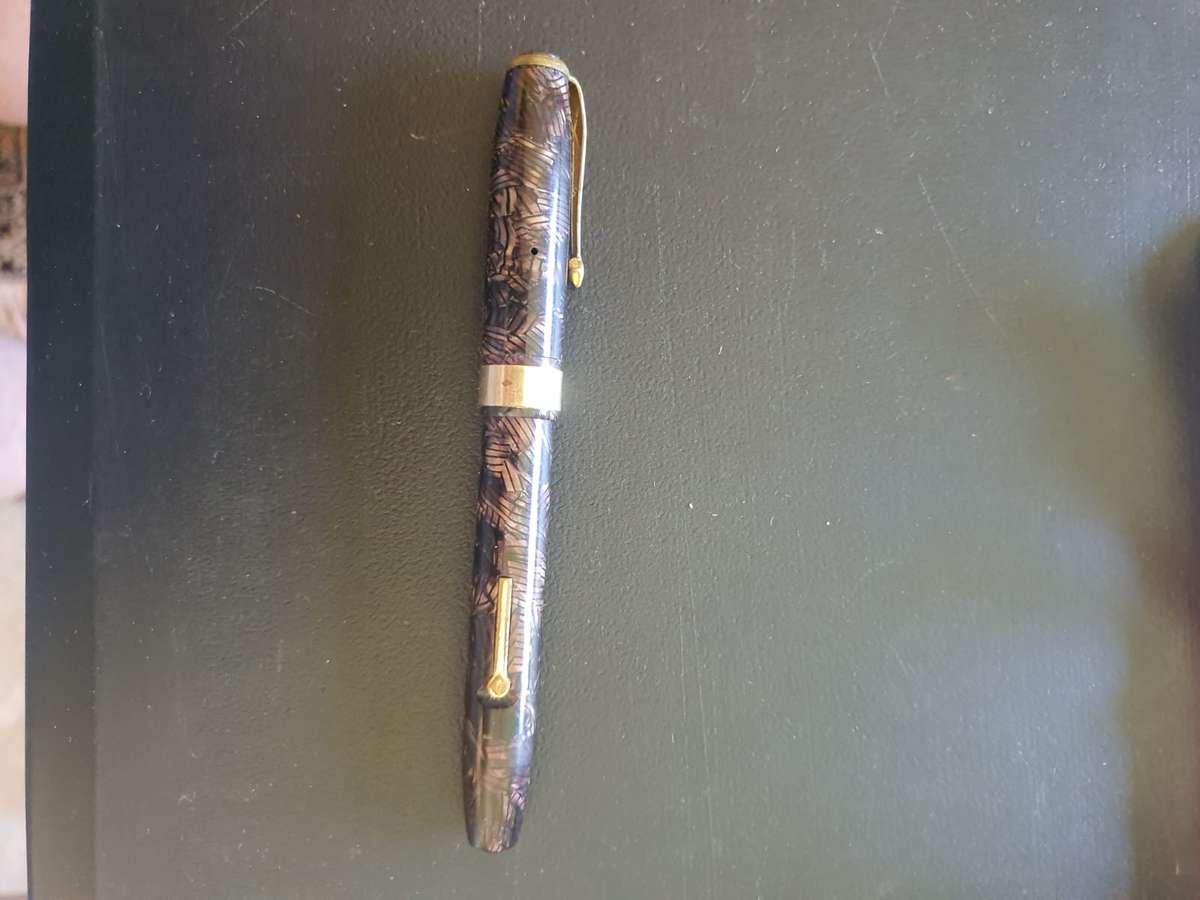 Schaefer Tortoise Color Fountain Pen. No Nib.