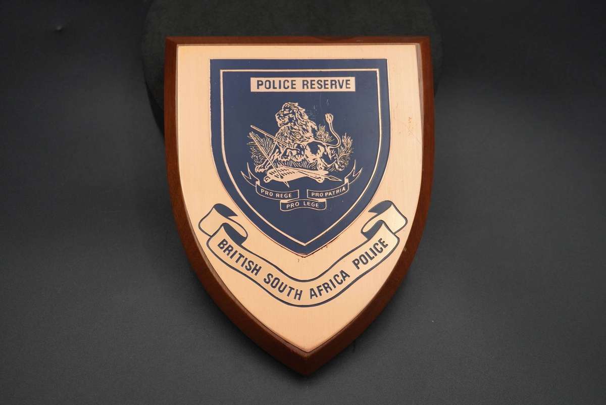 British South African Police Plaque (Rhodesia)