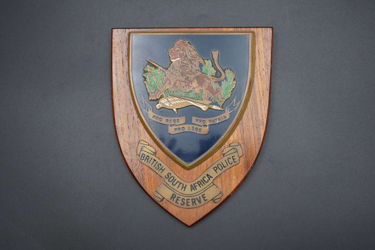 British South African Police Plaque (Rhodesia)