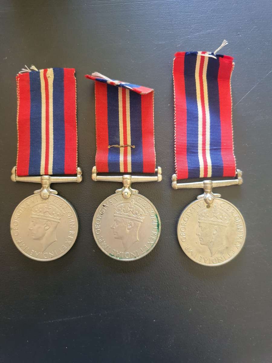 One WW2  1939 to 1945 Medal to CA Webster. Very Low number 4308