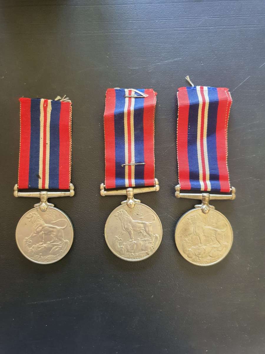 One WW2  1939 to 1945 Medal to CA Webster. Very Low number 4308