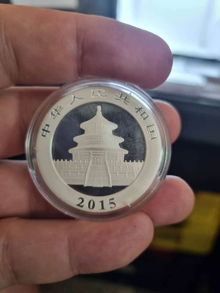 2015 Chinese Panda Silver 1 onz coin in Proof not unc