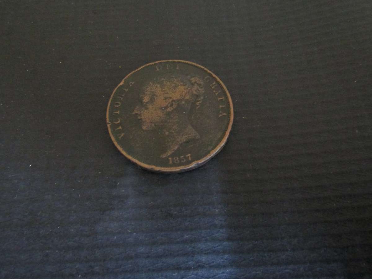 1857 UK Britain Penny
