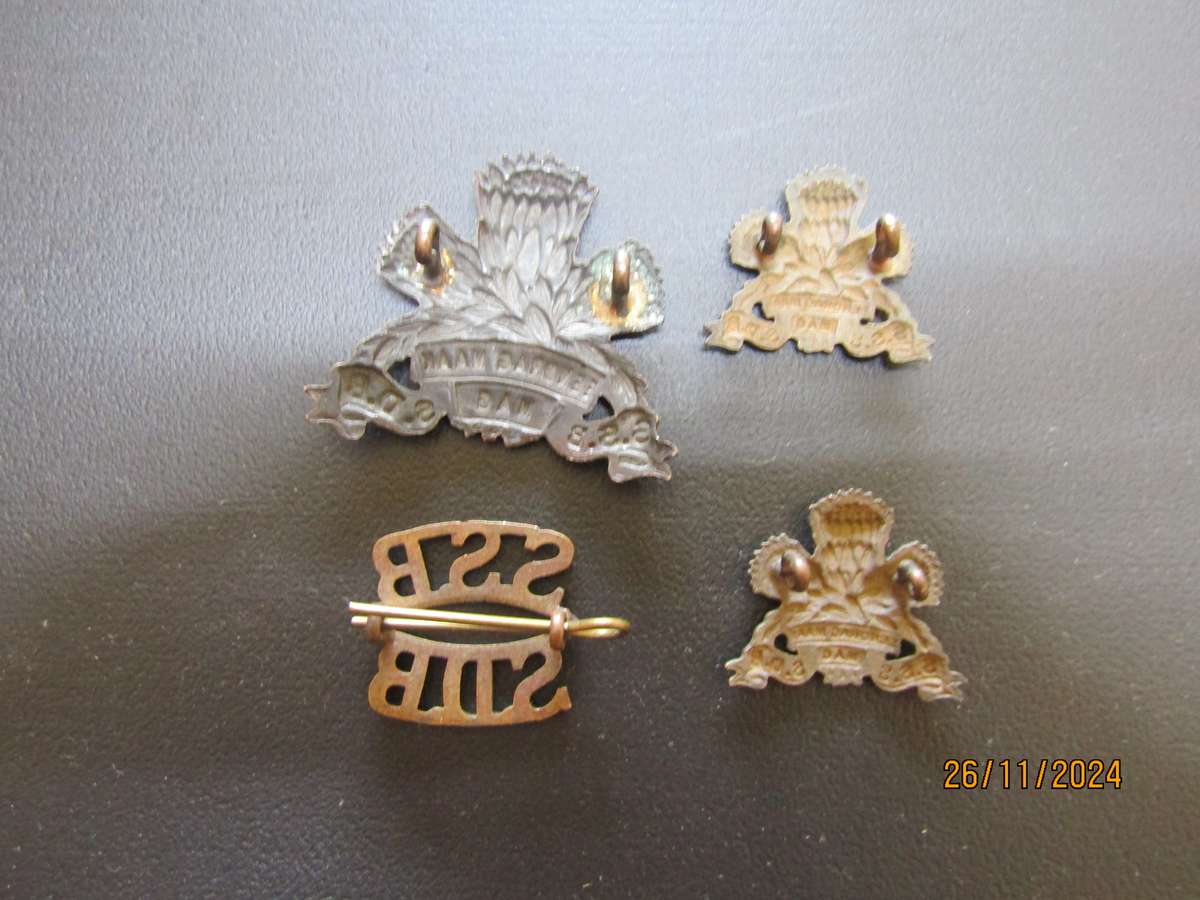 SADF SSB Beret and Shoulder Badges with SSB badge (A)